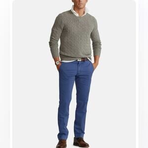 NEW Polo Ralph Lauren Men’s Stretch Fit Chino Pants Navy Blue W40 L32